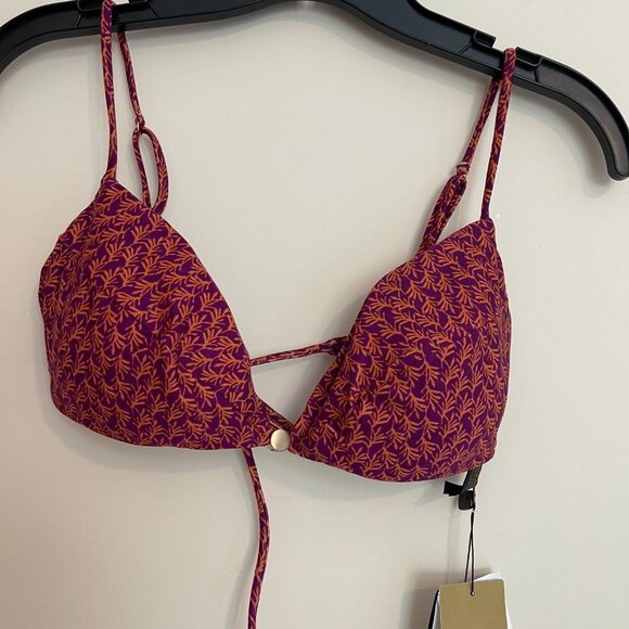 Vix Paula Hermanny Swimwear Gracie Bikini Luri Plum  L NWT - Picture 3 of 8